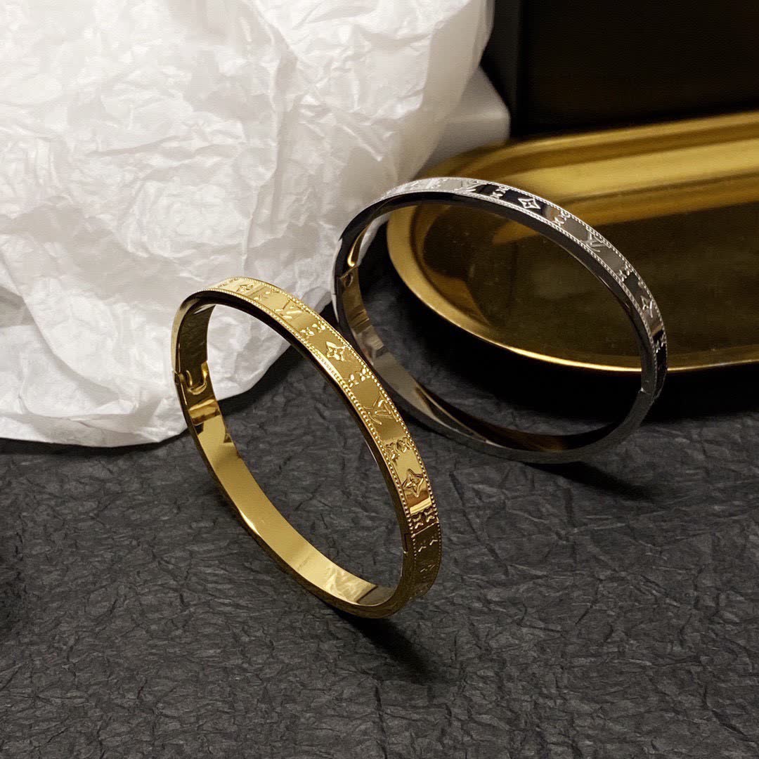 Louis Vuitton Monogram Star Bangle Bracelet